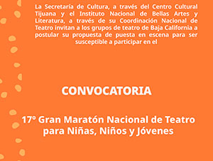 17o Gran Maratón Nacional de Teatro para Niñas, Niños y Jóvenes