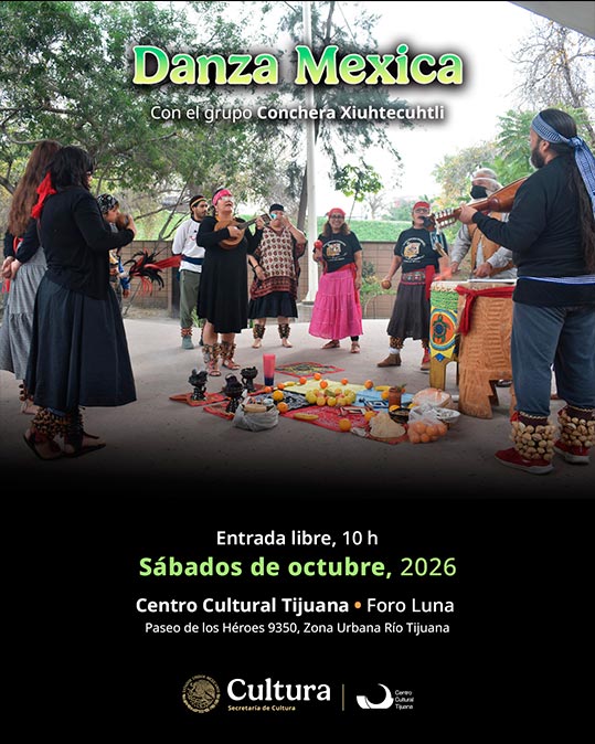 Taller comunitario<br>
Danza mexica con el grupo Danza Conchera Xiuhtecuhtli