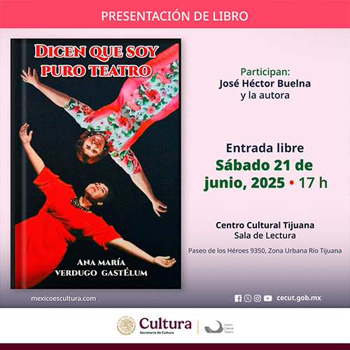 Presentación de libro: Dicen que soy puro teatro, de Ana María Verdugo