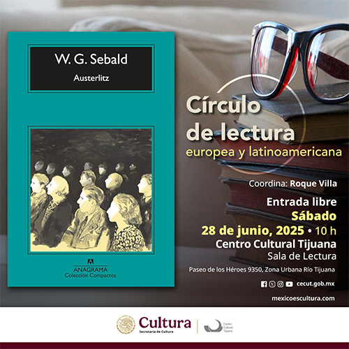 Círculo de lectura Europea y Latinoamericana<br>
Austerlitz, de W.G. Sebald