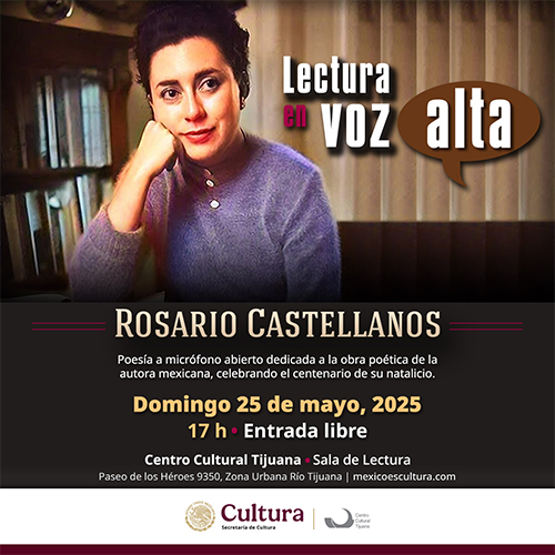Lectura en voz alta: Rosario Castellanos
