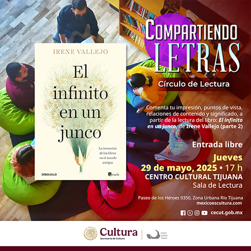 Círculo de lectura, Compartiendo letras: El infinito en un junco, de Irene Vallejo (parte 2)