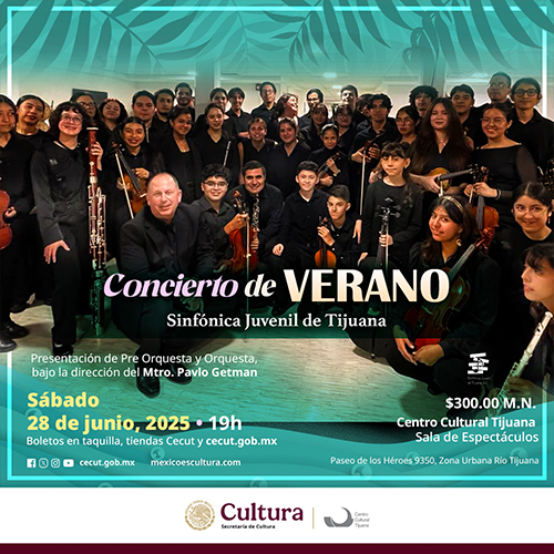 Sinfónica Juvenil de Tijuana. Concierto de verano