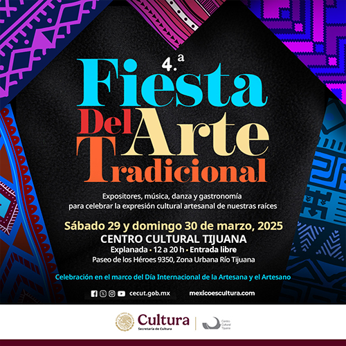 4.a Fiesta del Arte Tradicional<br>
¡Conoce nuestra riqueza pluricultural!
